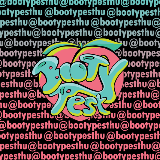 BootyPest sticker (60x60 mm)